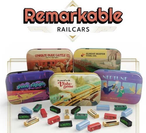 Remarkable Railcars Deluxe Plastic Railcar set
